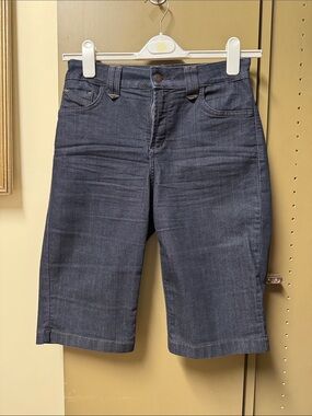 Dark Wash Denim Bermuda Shorts Not Your Daughter’s Jeans